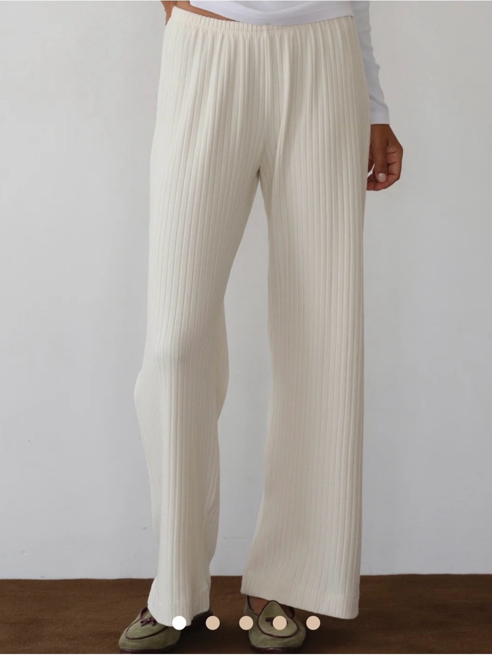 DONNI The Sweater Rib Simple Pant